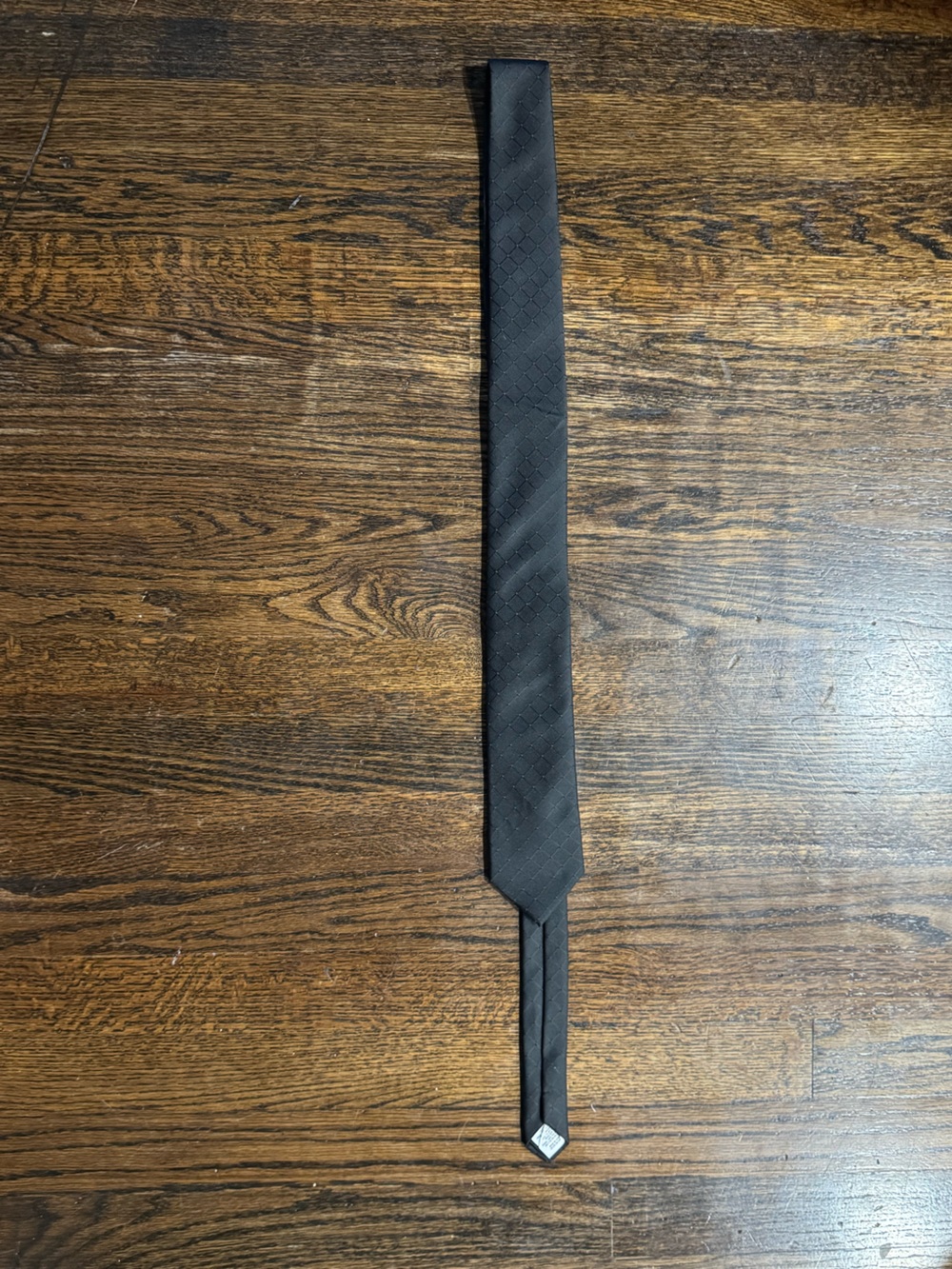 Goodfellow & Co Black Textured Diamond-Pattern Tie